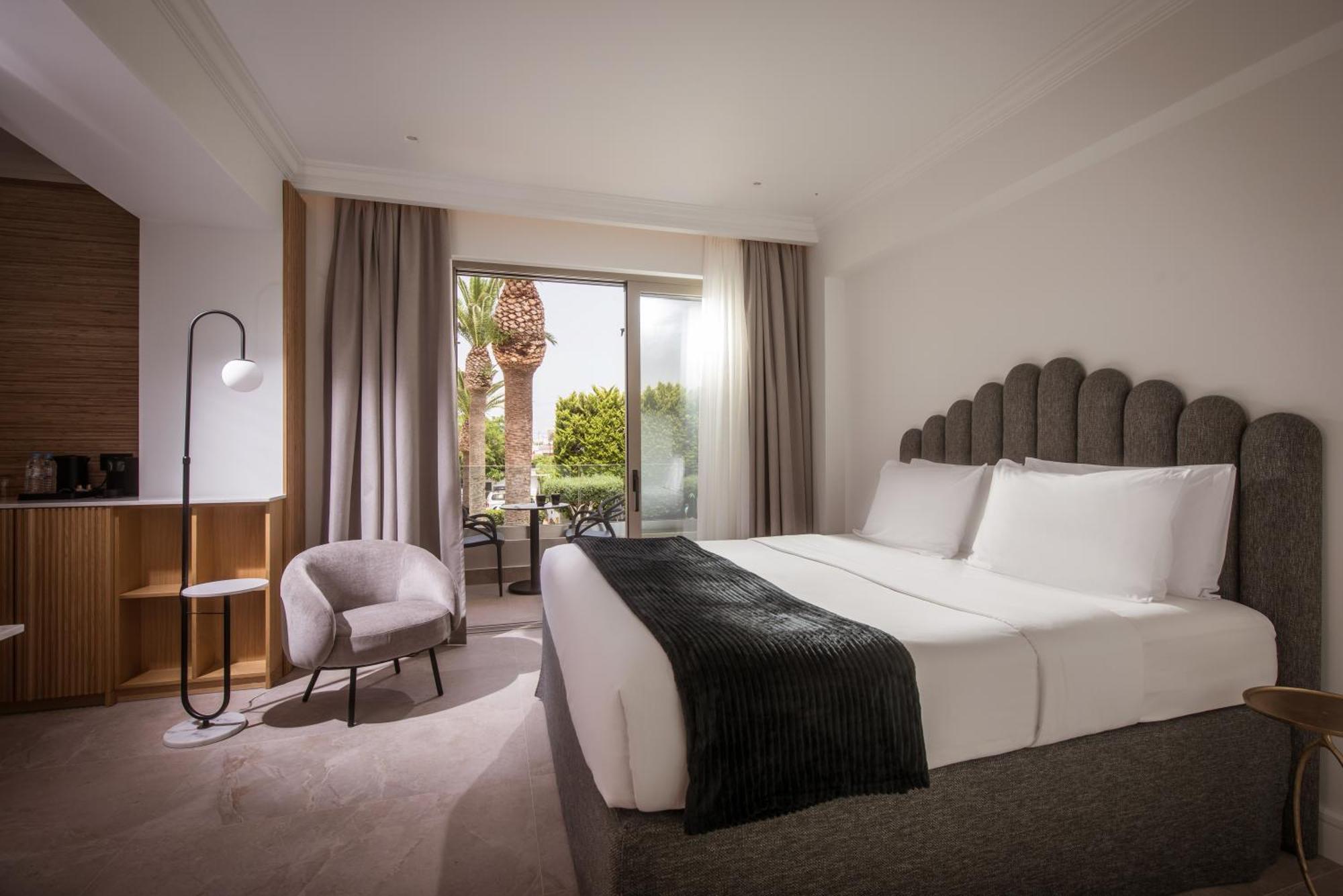 Drossia Palms Hotel And Nisos Beach Suites Malia Dış mekan fotoğraf
