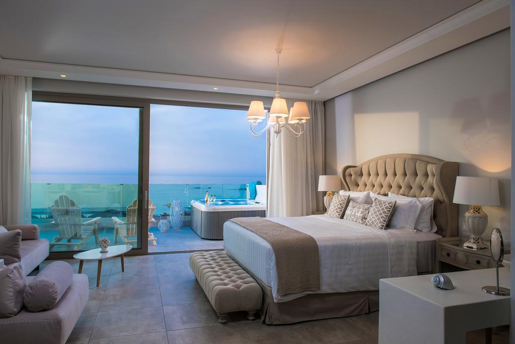 Drossia Palms Hotel And Nisos Beach Suites Malia Dış mekan fotoğraf