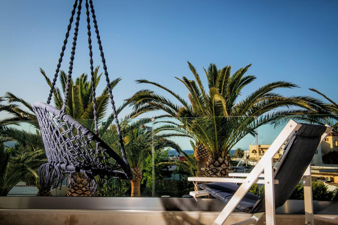 Drossia Palms Hotel And Nisos Beach Suites Malia Oda fotoğraf