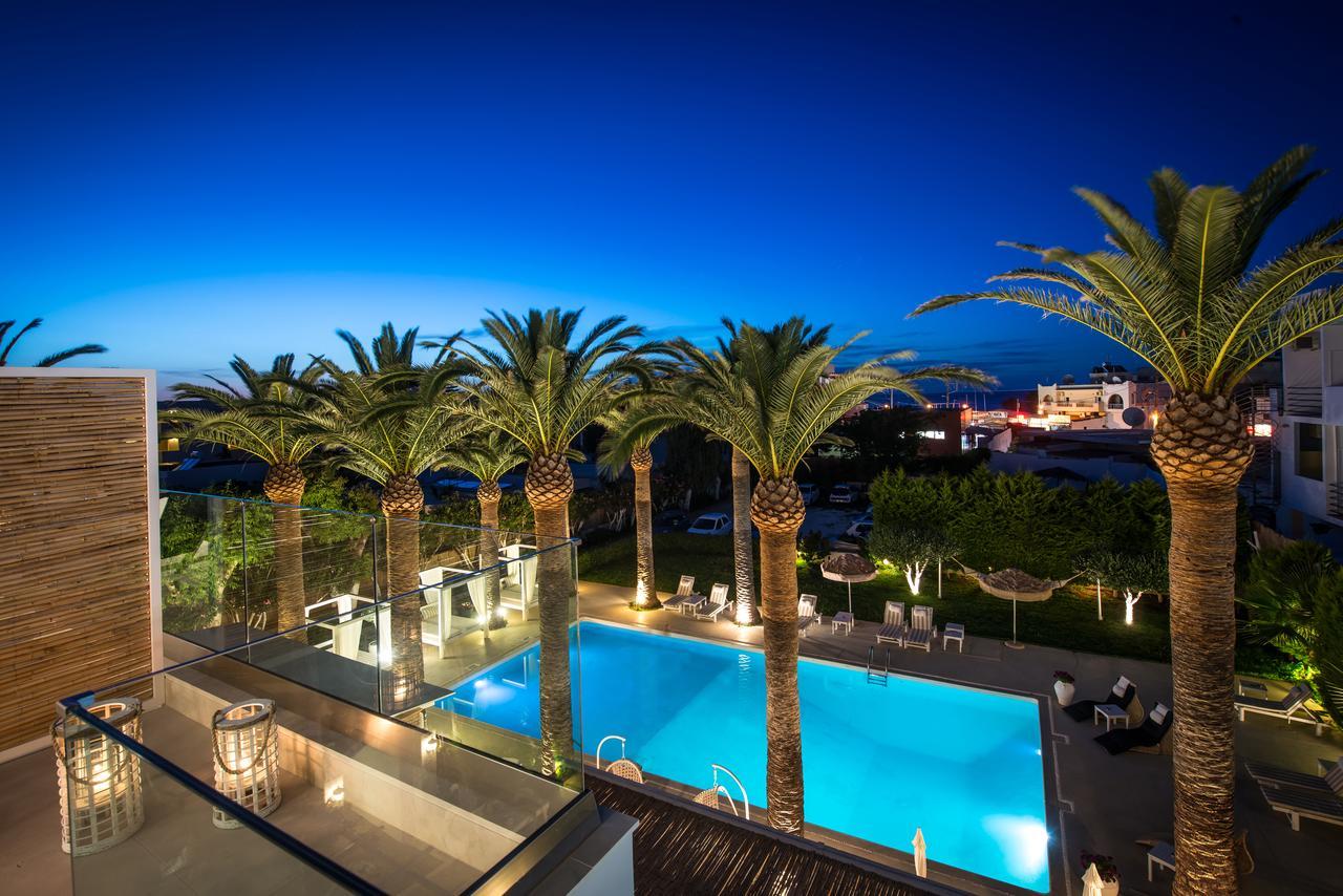 Drossia Palms Hotel And Nisos Beach Suites Malia Dış mekan fotoğraf
