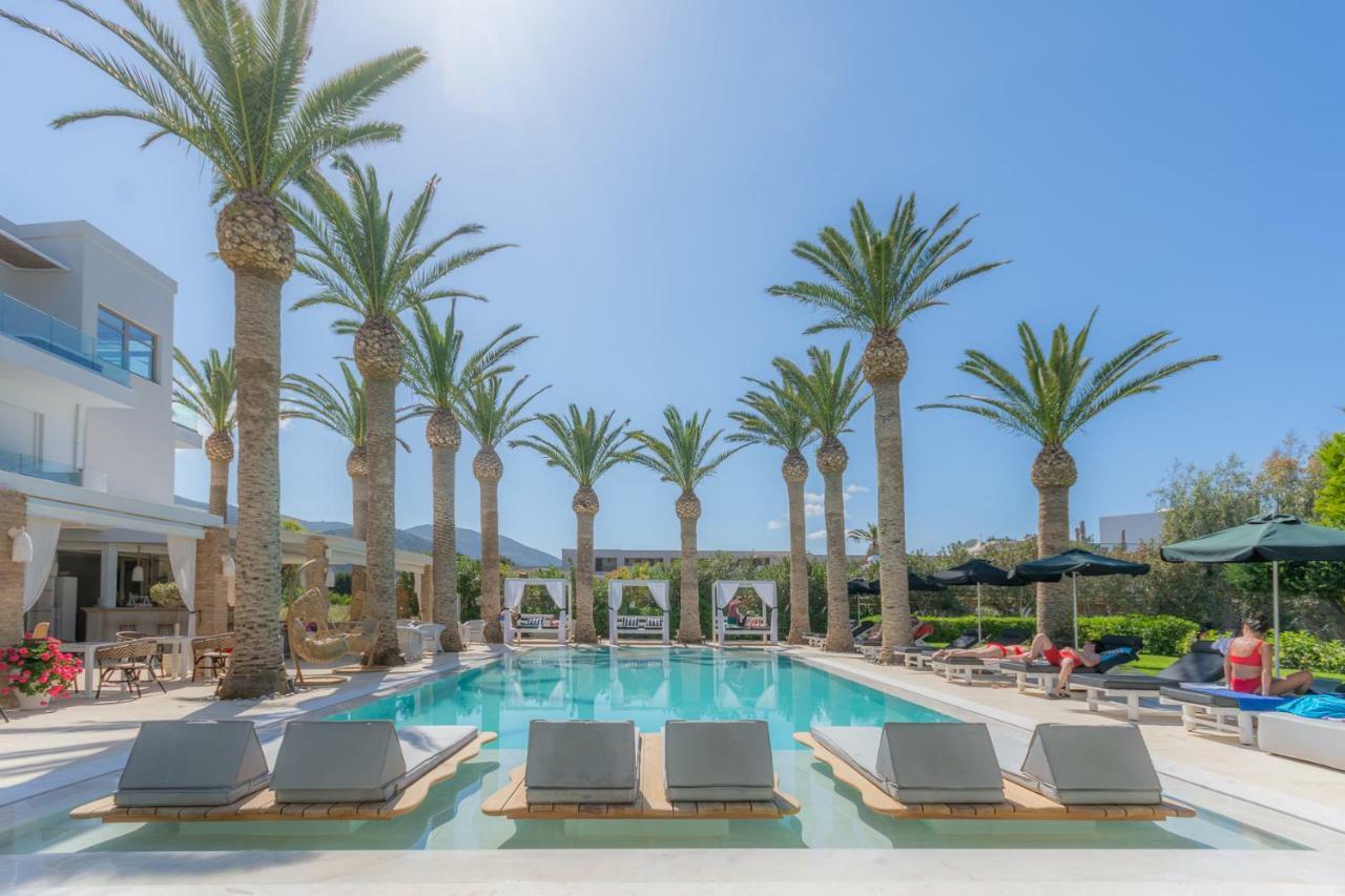 Drossia Palms Hotel And Nisos Beach Suites Malia Dış mekan fotoğraf