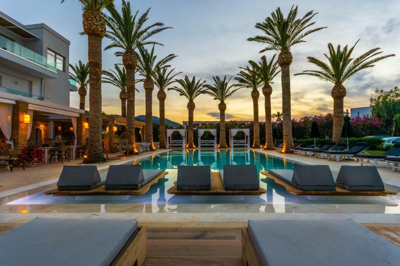 Drossia Palms Hotel And Nisos Beach Suites Malia Dış mekan fotoğraf