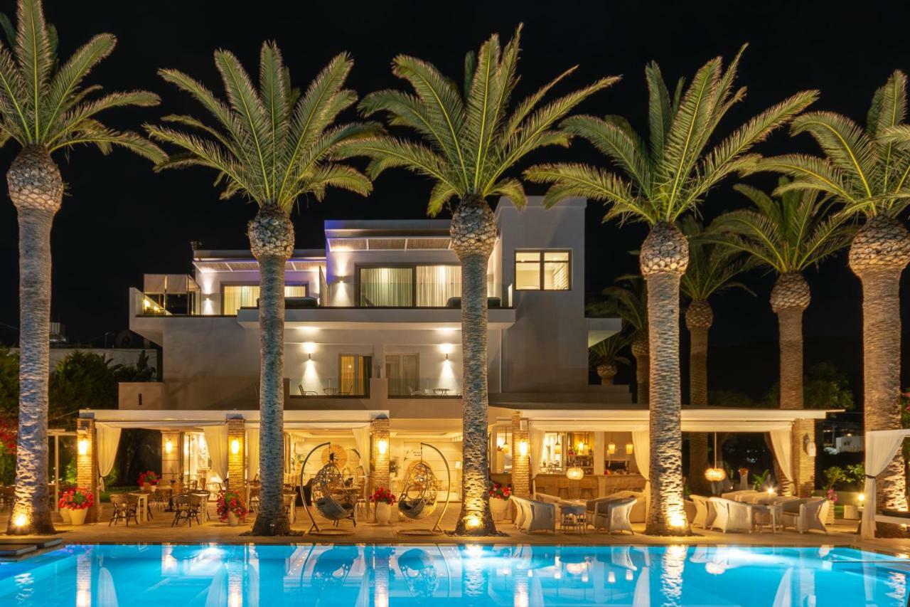 Drossia Palms Hotel And Nisos Beach Suites Malia Dış mekan fotoğraf