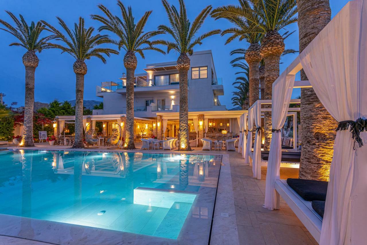 Drossia Palms Hotel And Nisos Beach Suites Malia Dış mekan fotoğraf