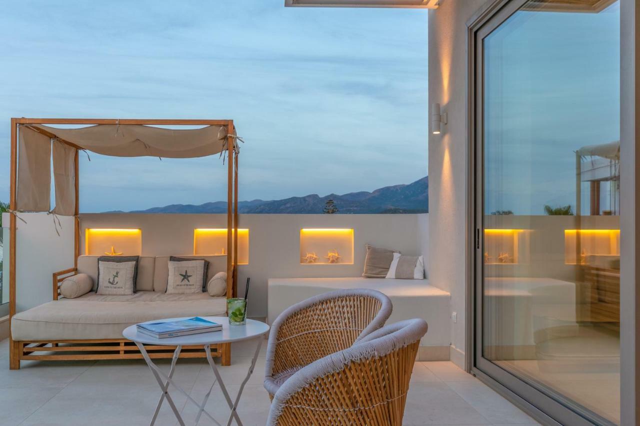 Drossia Palms Hotel And Nisos Beach Suites Malia Dış mekan fotoğraf